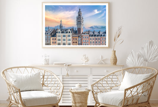 Lille City Centre Square and Sky Home Decor Premium Quality Poster Print Choose Your Sizes