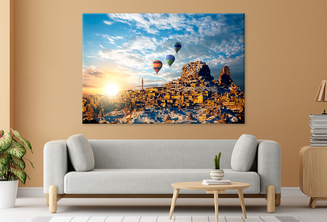 Hot Air Balloon over Cappadocia Wall Art Decor 100% Australian Made - Bella Home Decor