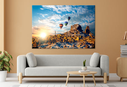 Hot Air Balloon over Cappadocia Wall Art Decor 100% Australian Made - Bella Home Decor