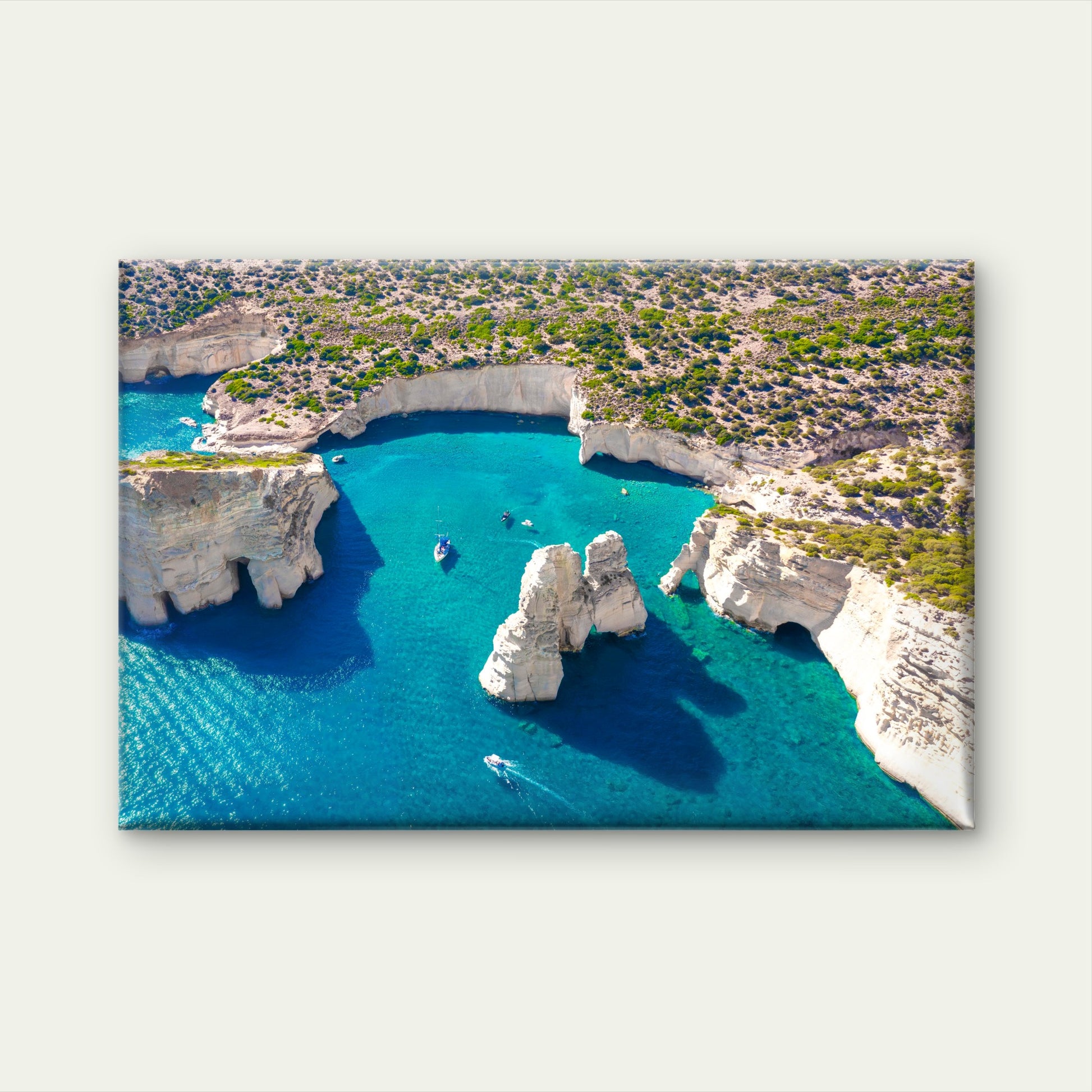Kleftiko Bay Milos Island Greece Wall Art Decor 100% Australian Made - Bella Home Decor