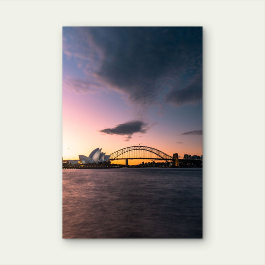Sydney Opera House Harbour 60x90cm Metal Print Ready to Hang