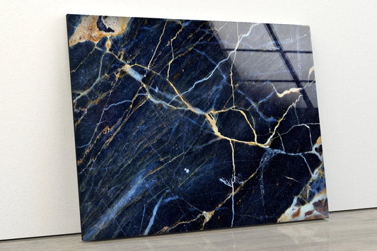 Blue Gold & Silver Ink UV Direct Aluminum Print Australian Made Quality