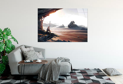 Cinematic Space Landsca Tempered Glass Printing Wall Art Australian Made Quality