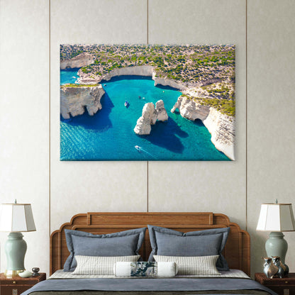 Kleftiko Bay Milos Island Greece Wall Art Decor 100% Australian Made - Bella Home Decor