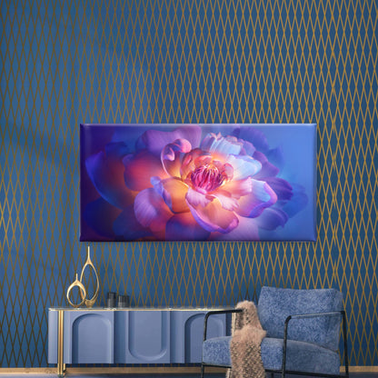 Abstract Colorful Flower Wall Art Canvas Office Home Room Framed 120x60cm