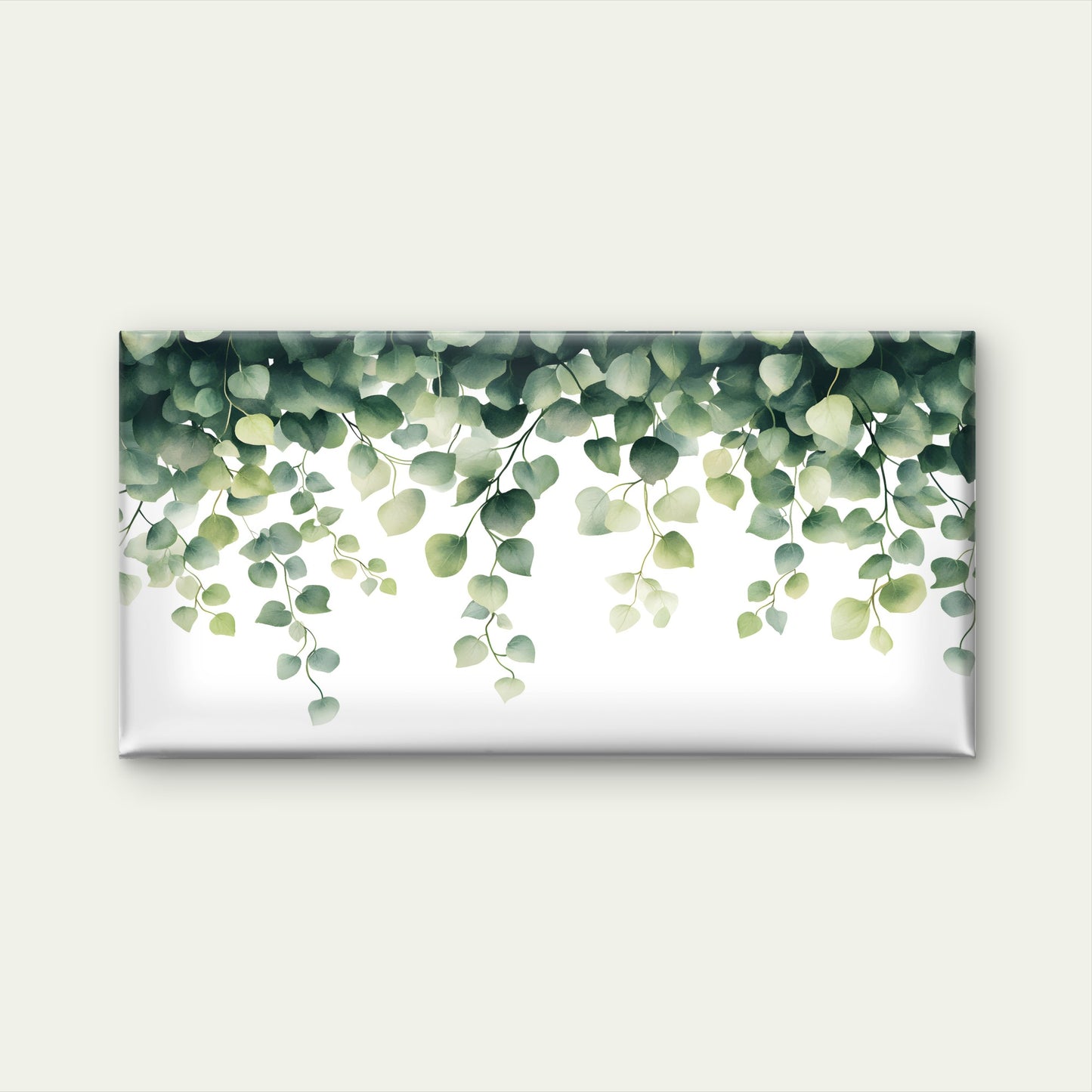 Watercolor Hanging Eucalyptus Wall Art Canvas Office Home Room Framed 120x60cm