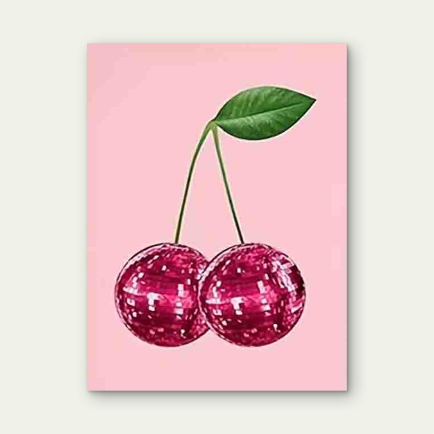 Cherry Martini and Espresso Drink Designs Metal Print Ready to Hang