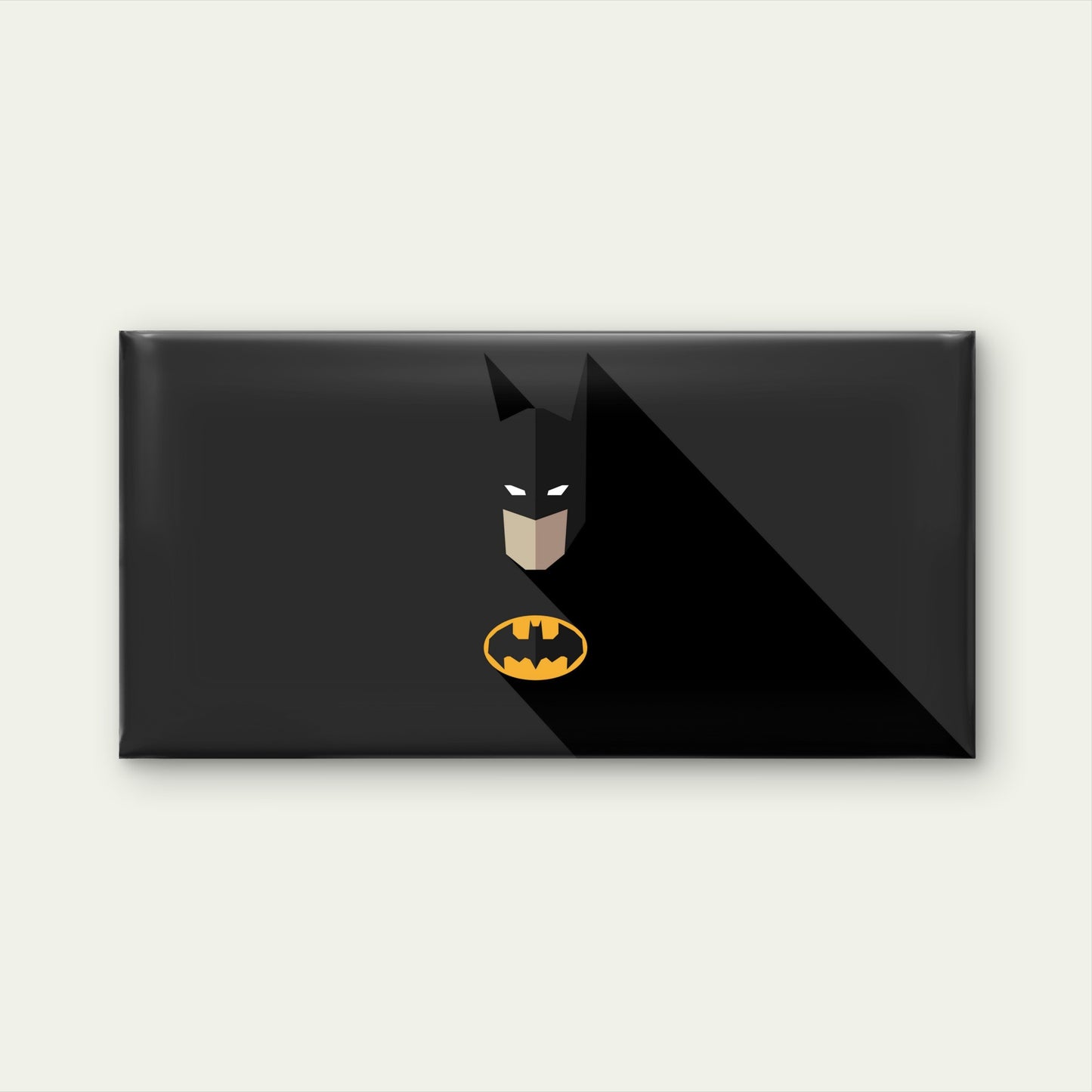 Minimalist Dark Hero Emblem Wall Art Canvas Office Home Room Framed 120x60cm