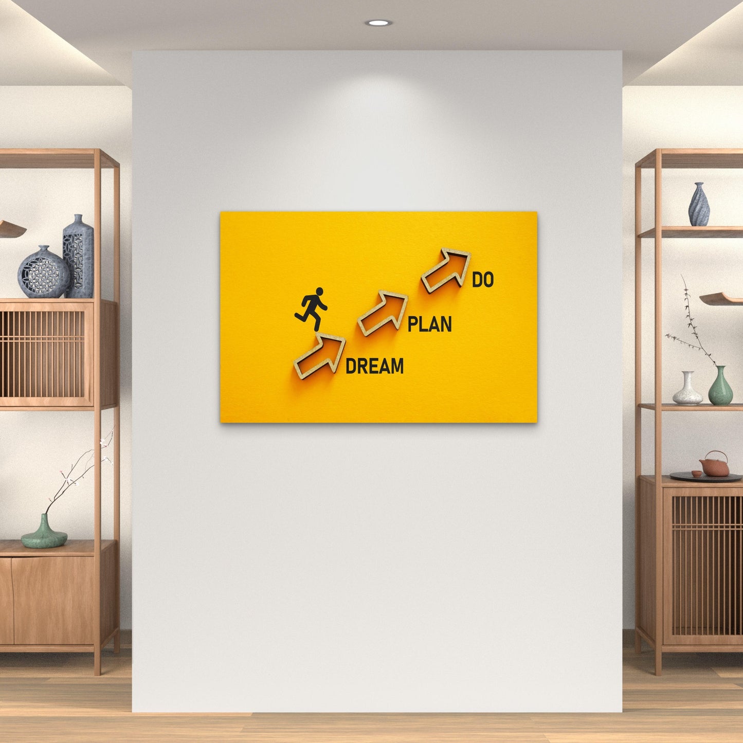Dream Plan Do Motivational Business Concept 5mm thick Plastic Poster Ready to Hang 90x60cm