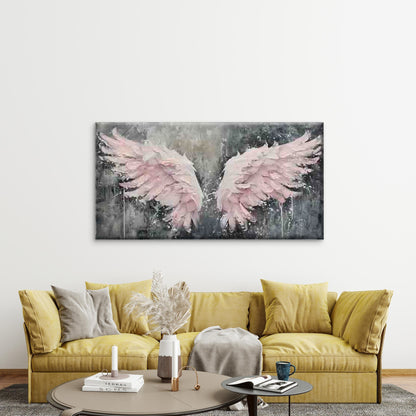 Abstract Angel Wings Wall Art Canvas Office Home Room Framed 120x60cm