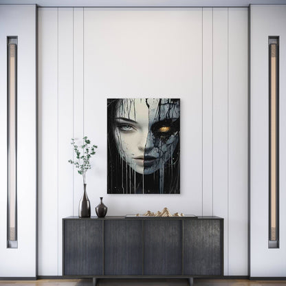 Cosmic Planets And Pink Romantic Clouds 60x90cm Metal Print Ready to Hang - Bella Home Decor