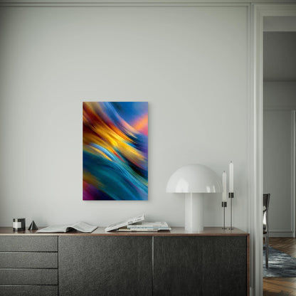 Featuring Vibrant Color Motion, Metal Print Ready to Hang - Bella Home Decor