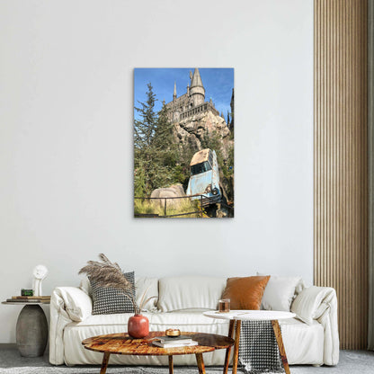 The Wizarding World Of Harry Potter In Universal Studios Hollywood 60x90cm Metal Print Ready to Hang