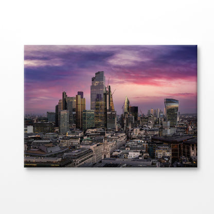 Bella Home Skyline View in Guangzhou China Print Canvas Ready to hang