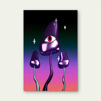 Third Eye Awakening Metal Print Ready to Hang