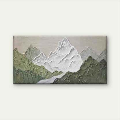 Mountain And River Landscape Wall Art Canvas Office Home Room Framed 120x60cm - Bella Home Decor