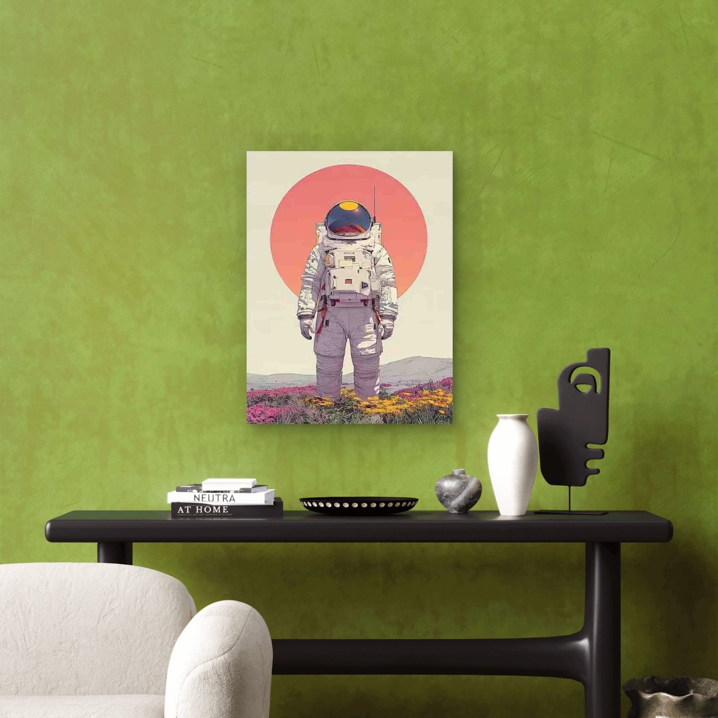 Space Adventure Theme Metal Print Ready to Hang