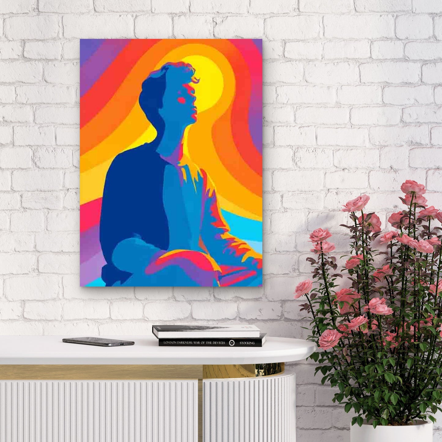 Positive Aura for Mind, Body, And Soul 60x90cm Metal Print Ready to Hang - Bella Home Decor