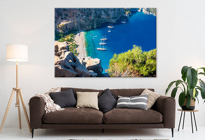 Butterfly Valley, Fethiye, Turkey Wall Art Decor 100% Australian Made