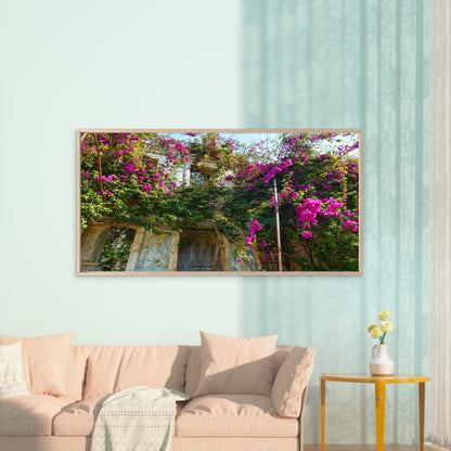 Nature Reclaims The Old Wall Art Canvas Office Home Room Framed 120x60cm