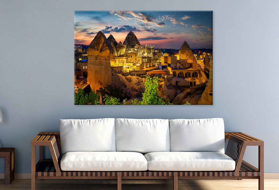 Sunset Over Goreme, Cappadocia Wall Art Decor 100% Australian Made