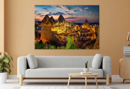 Sunset Over Goreme, Cappadocia Wall Art Decor 100% Australian Made
