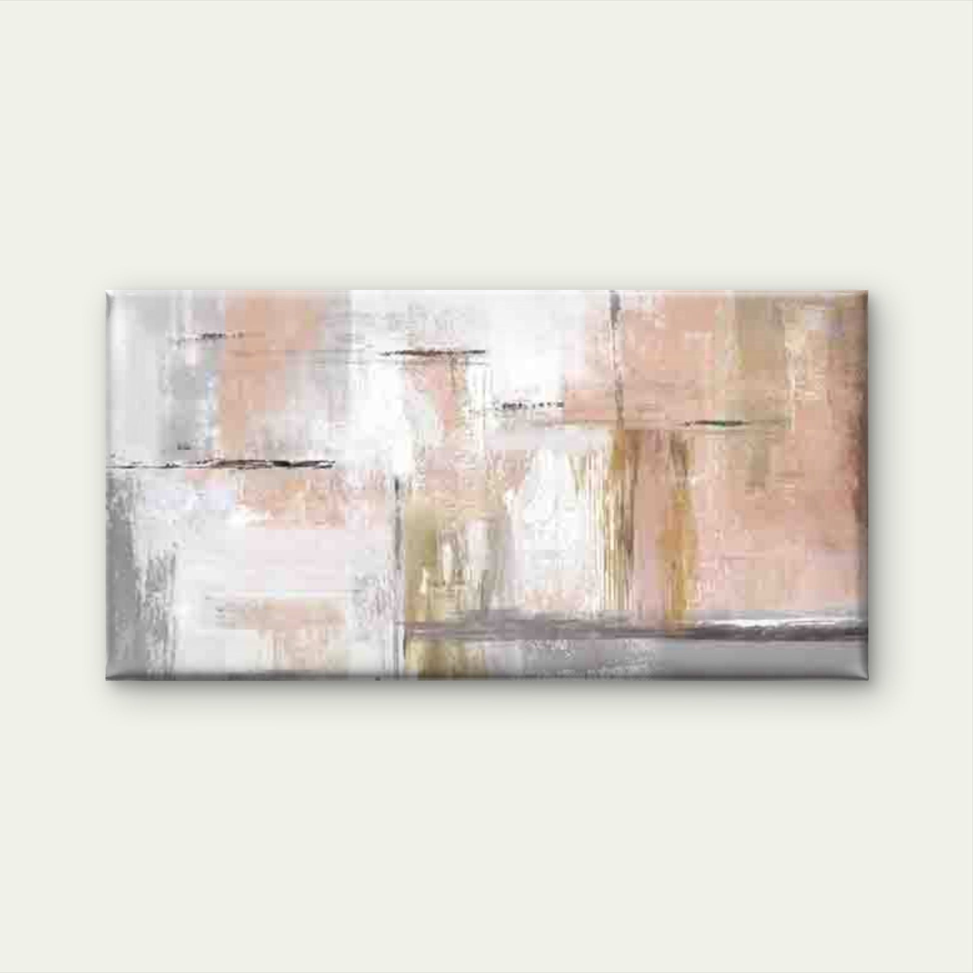 Abstract Artwork Featuring Soft Wall Art Canvas Office Home Room Framed 120x60cm - Bella Home Decor