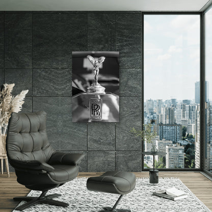 Iconic Spirit Of Ecstasy Rolls Royce 40x60cm Metal Print Ready to Hang