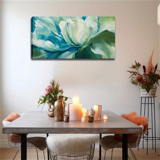 Minimalist Art Deco Abstract Tulip Wall Art Canvas Office Home Room Framed 120x60cm