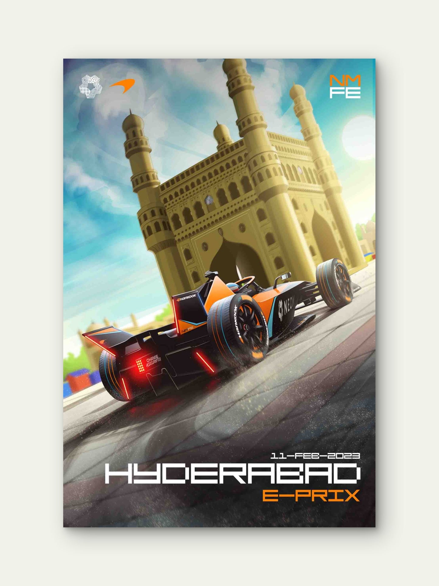 Historic Landmark Racing 60x90cm Metal Print Ready to Hang