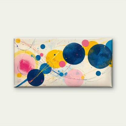 Colorful Dots & Dynamic Lines Wall Art Canvas Office Home Room Framed 120x60cm