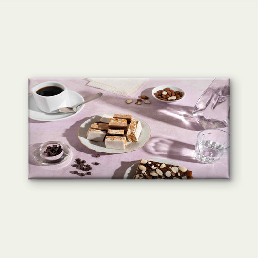 Delicious Dessert Coffee Cup Wall Art Canvas Office Home Room Framed 120x60cm