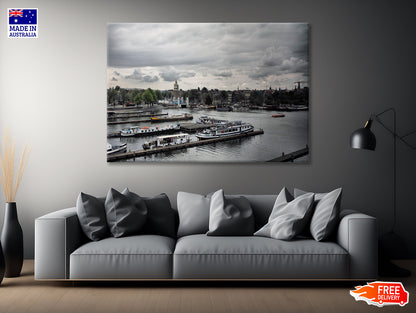 Holland Landscapes Black & White 90x60cm Print 100% Australian Made