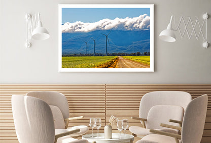 Wind Turbines and Heavy Clouds Home Decor Premium Quality Poster Print Choose Your Sizes