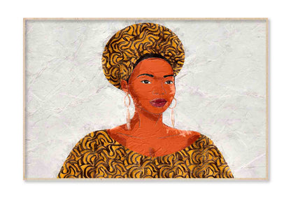 Beautiful African Woman Wall Art Limited Edition High Quality Print