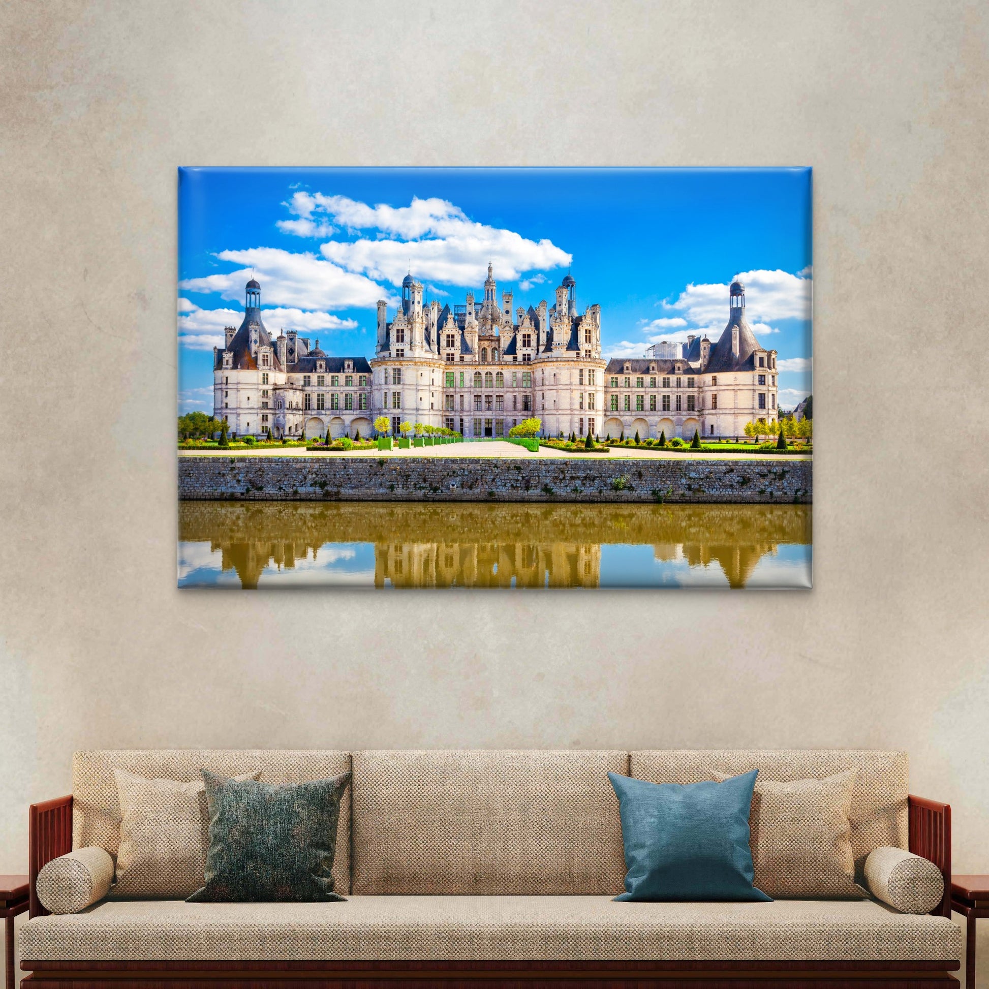 Château De Chambord in the Loire Valley France Wall Art Decor 100% Australian Made - Bella Home Decor