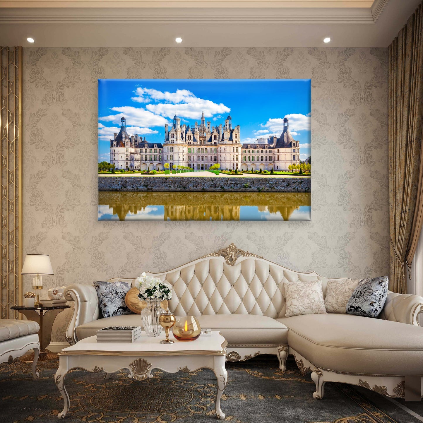 Château De Chambord in the Loire Valley France Wall Art Decor 100% Australian Made - Bella Home Decor