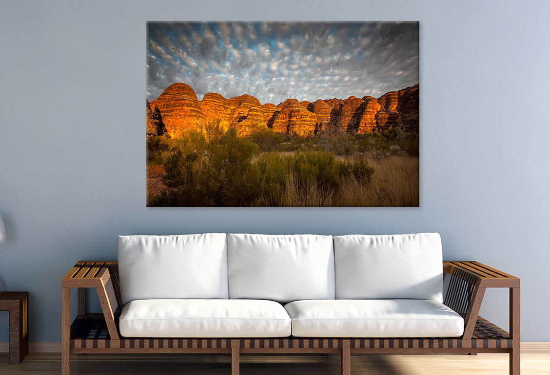 Bungle Bungles Purnululu National Park Sunrise Wall Art Decor 100% Australian Made