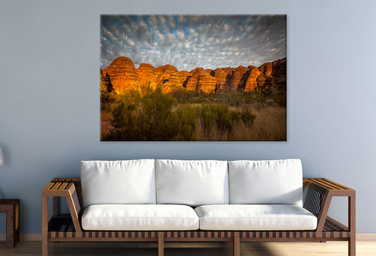 Bungle Bungles Purnululu National Park Sunrise Wall Art Decor 100% Australian Made