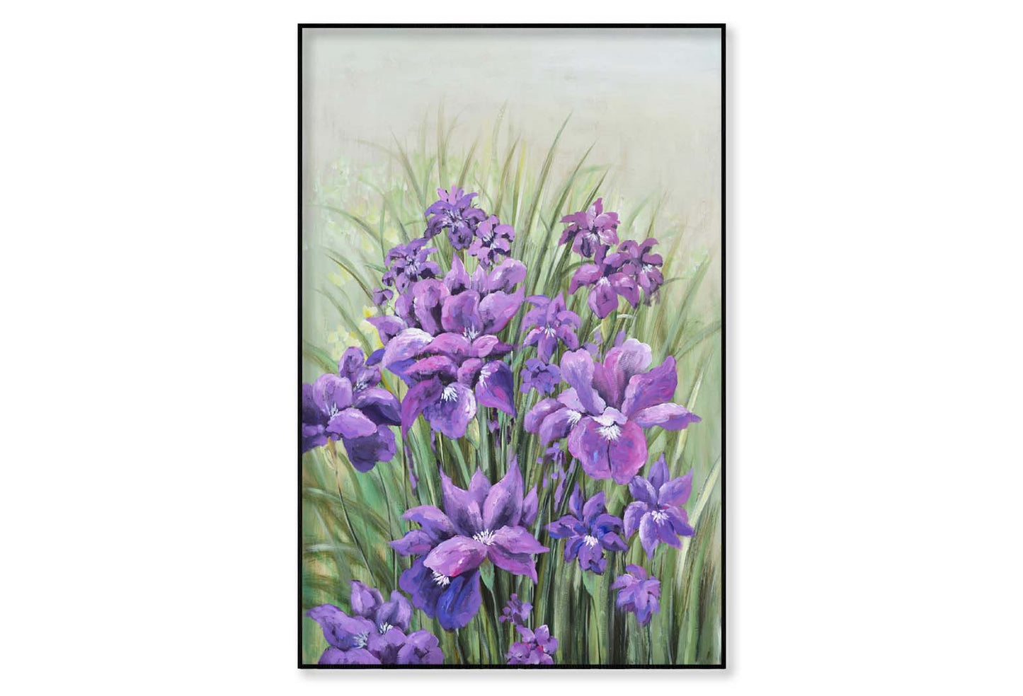 A Purple Flower, Painting Wall Art Limited Edition High Quality Print