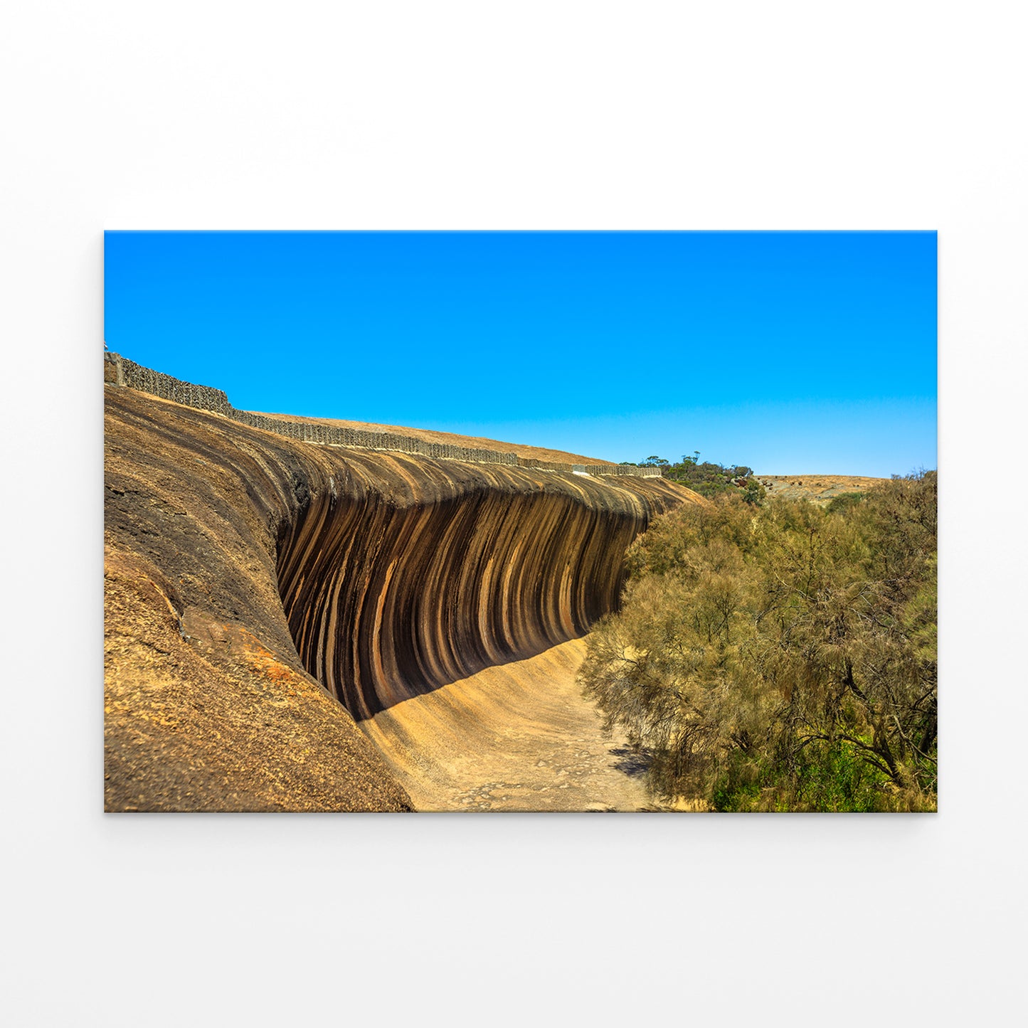 Wave Rock Western Australia Aerial View Wall Art Decor 100% Australian Made