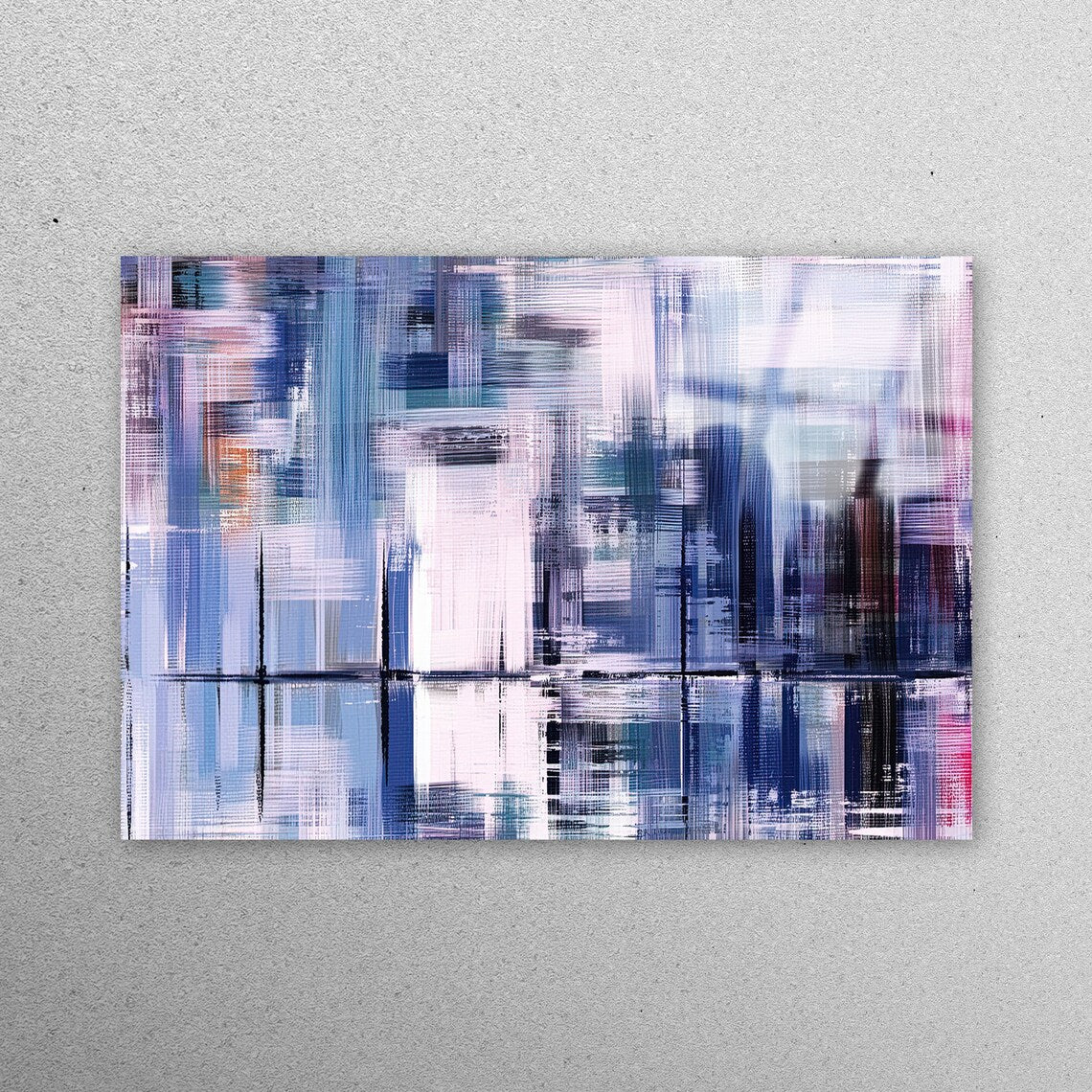 Colorful Abstract Painting Acrylic Glass Print Tempered Glass Wall Art 100% Made in Australia Ready to Hang