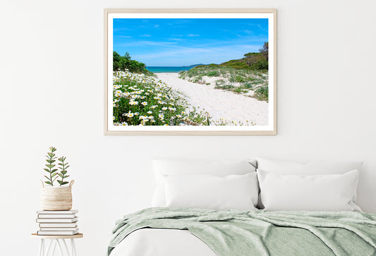 Pathway through the Sand Dunes Sardinia Home Decor Premium Quality Poster Print Choose Your Sizes