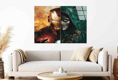 Gritty Textured Futuris Tempered Glass Printing Wall Art Australian Made Quality - Bella Home Decor