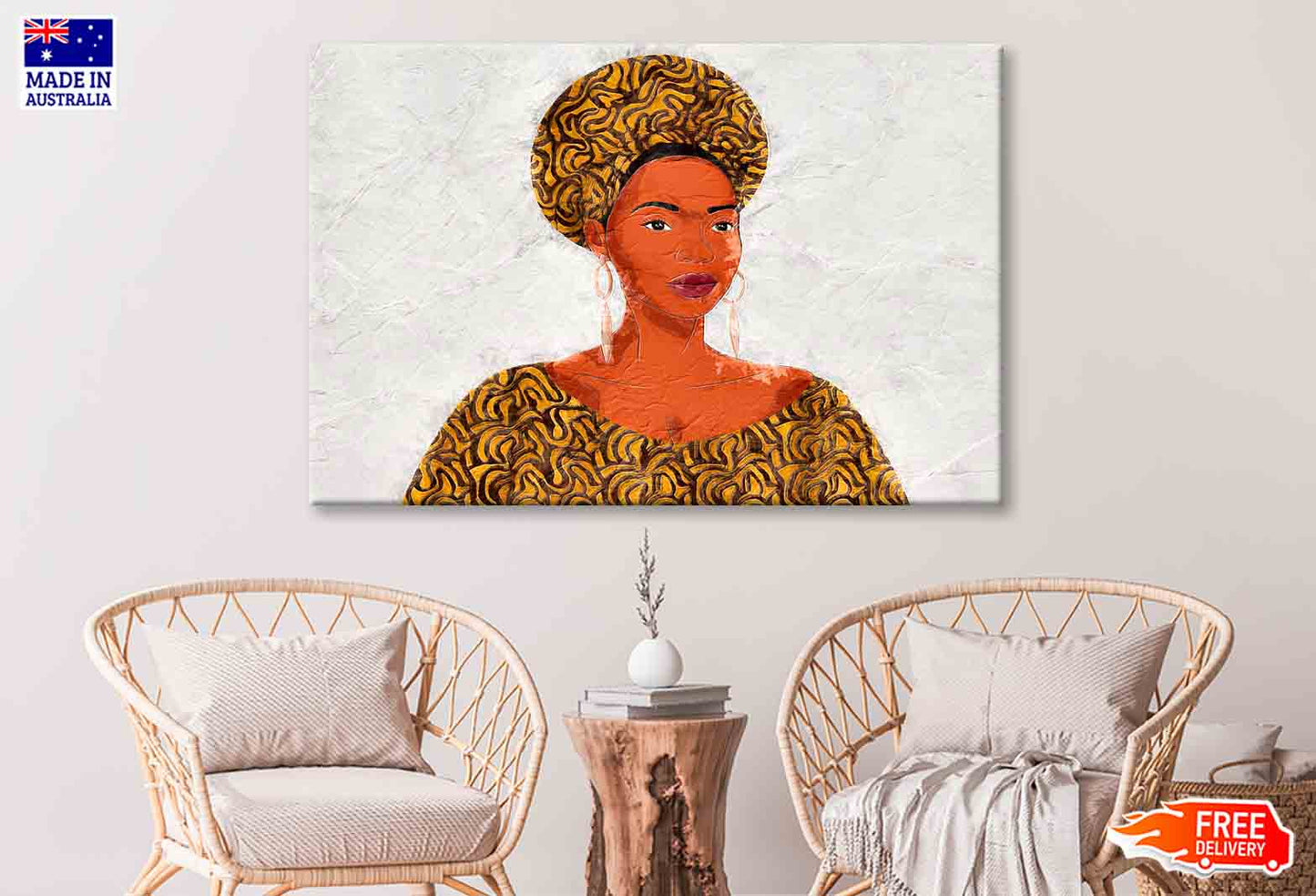 Beautiful African Woman Wall Art Limited Edition High Quality Print