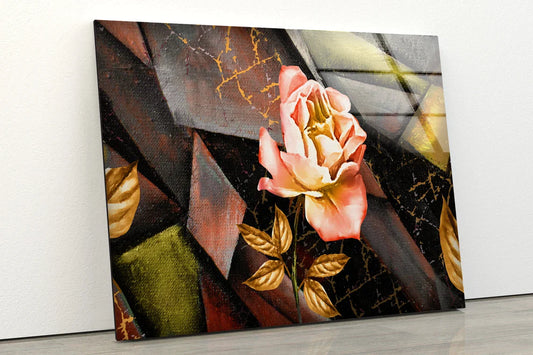 Flower Abstract Design UV Direct Aluminum Print Australian Made Quality