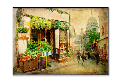 Parisian Streets - Montmartre Home Decor Premium Quality Poster Print Choose Your Sizes - Bella Home Decor