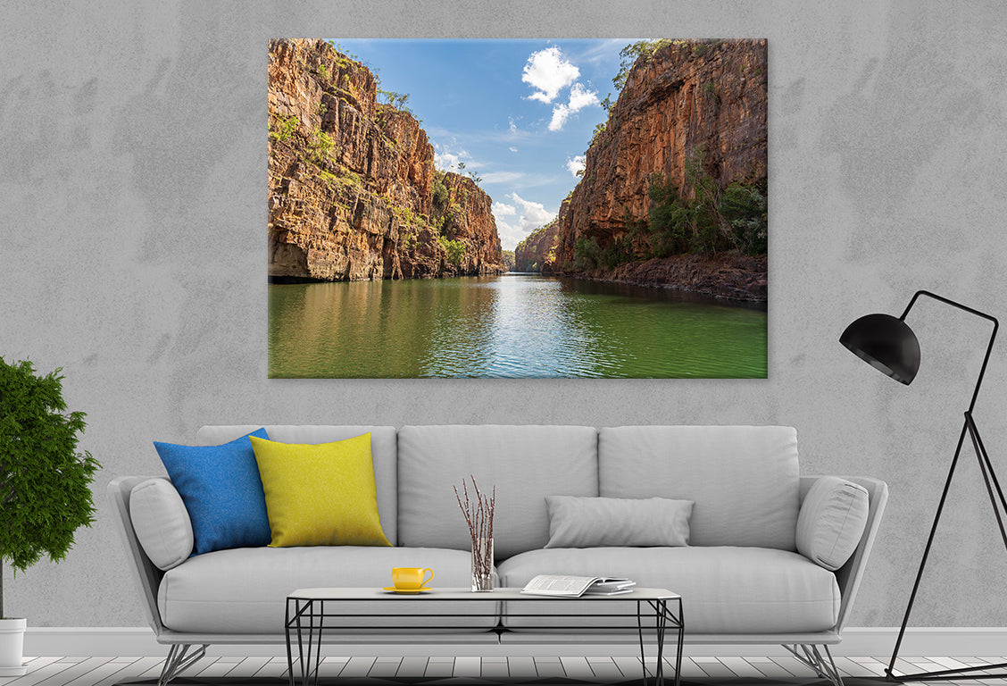 Nitmiluk Katherine Gorge Northern Territory Morning Cruise Wall Art Decor 100% Australian Made
