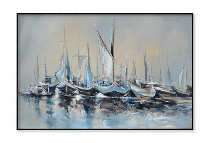 Harbour Fishing Boats, Sailing Boats Wall Art Limited Edition High Quality Print