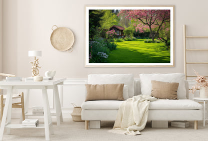 View of Garden in Natural Spring Home Decor Premium Quality Poster Print Choose Your Sizes